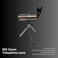 12X Zoom Telephoto Lens for Smartphones