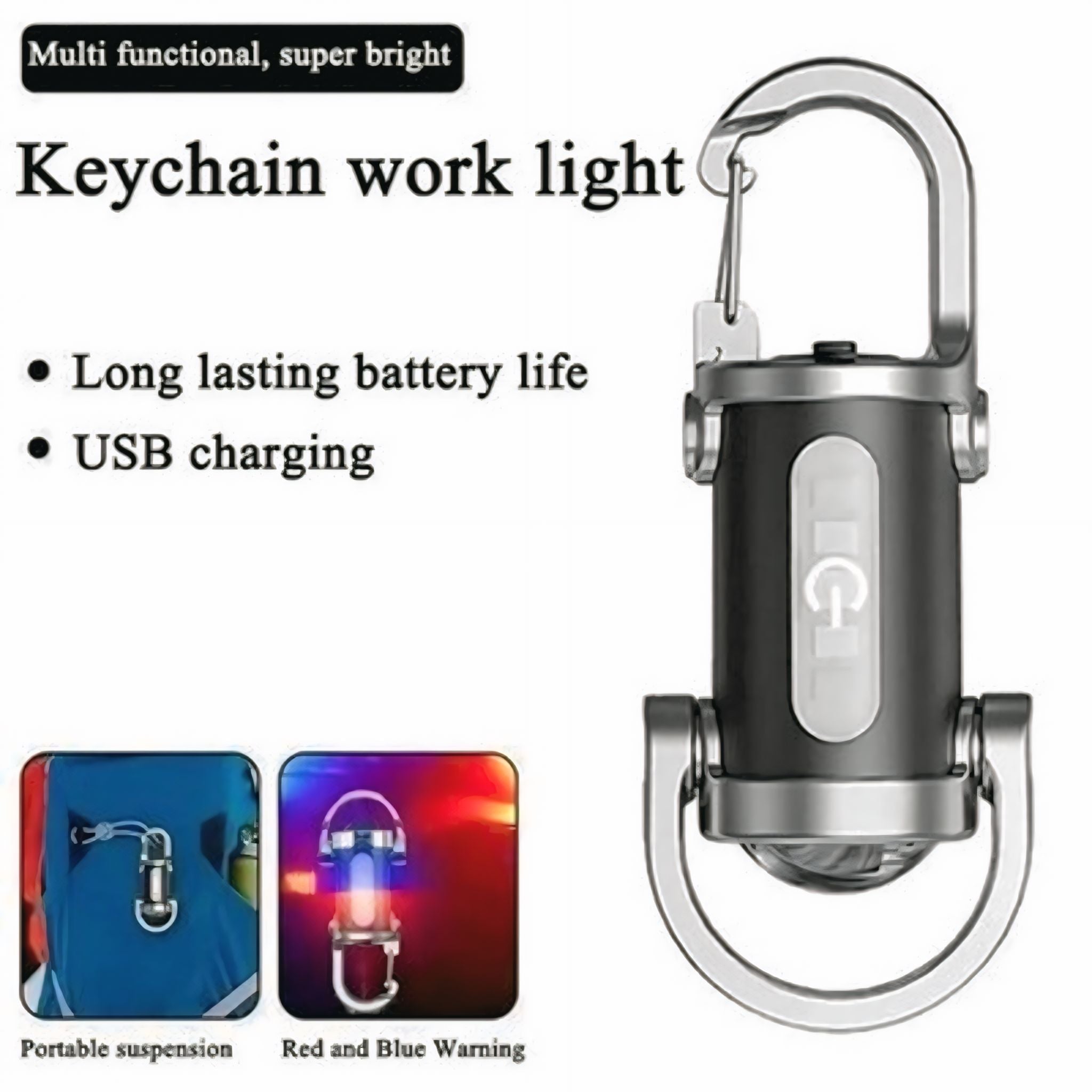Portebal Mini Light with Keychain