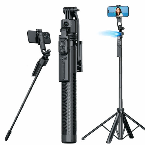 C17 AI Gimbal | AI Face Traking | Gimbal + Tripod