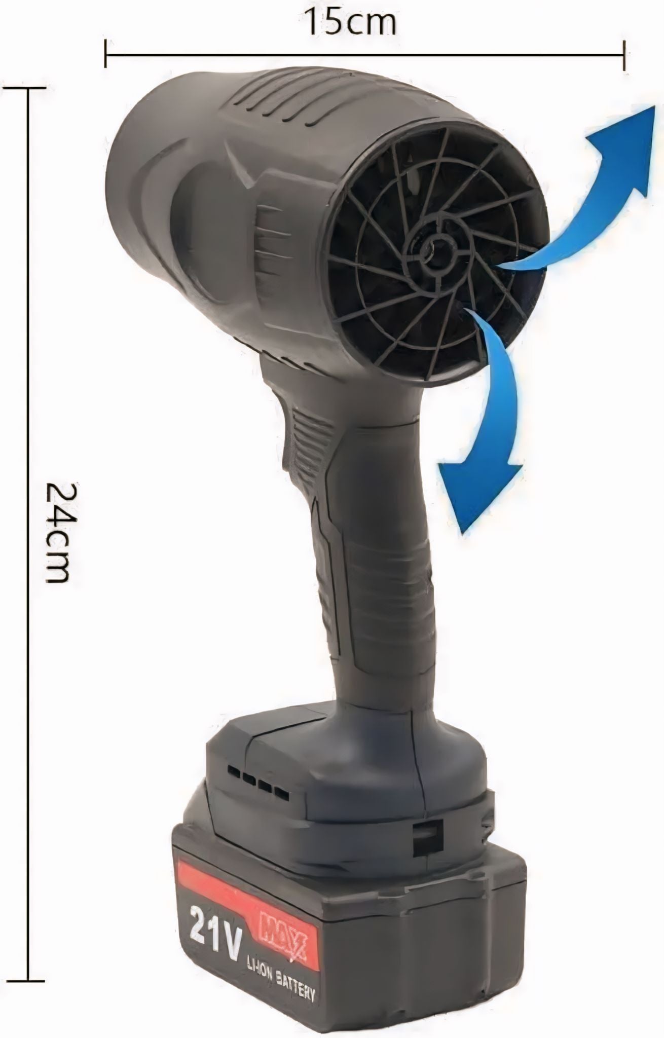 Violent Fan MP-993 | High-Speed Turbo Air Blower | Rechargeable Portable Dust Cleaning Fan