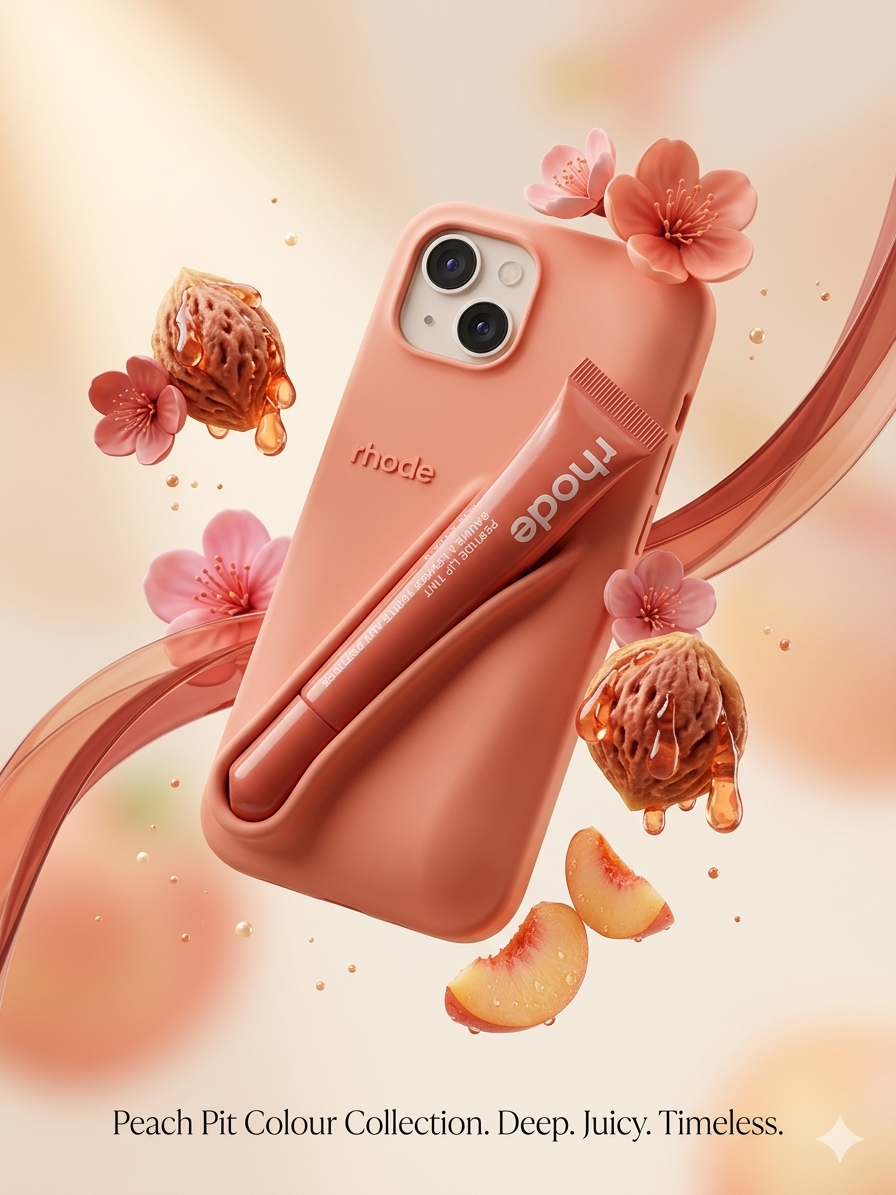 Rhode Lipstick Style iPhone Case For Iphone & Samsung | Trendy Makeup-Inspired Protective Cover