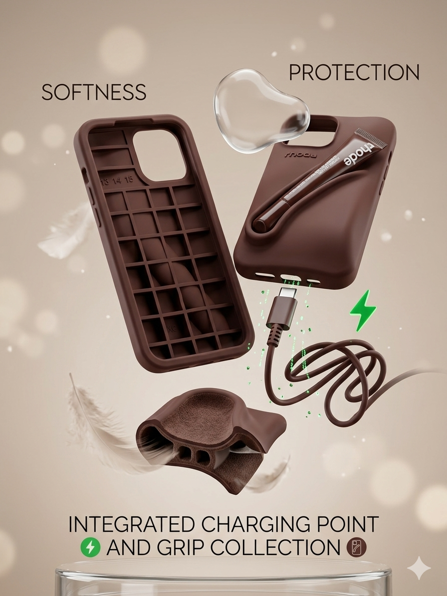 Rhode Lipstick Style iPhone Case For Iphone & Samsung | Trendy Makeup-Inspired Protective Cover