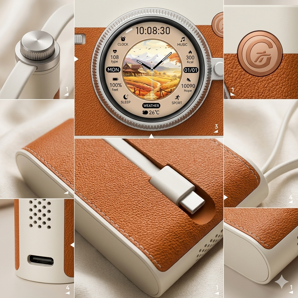 GS Wear Smart Treasure M3 | 3-in-1 Smart Wearable | Power Bank & Speaker Device