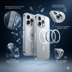 IC Crystal Clear Phone Case | Transparent Shockproof Protective Cover