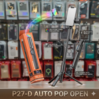 P27-D Auto Pop Open Tripod Stand with Adjustable Height & 360° Rotation