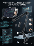 Professional Mobile & Tablet Universal Stand | Adjustable Foldable Desk Holder