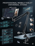 Professional Mobile & Tablet Universal Stand | Adjustable Foldable Desk Holder