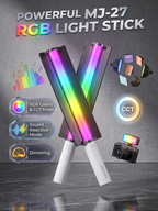 MJ-25 RGB Handheld Stick Lamp | Portable LED Video Light Wand for Photography & Reels