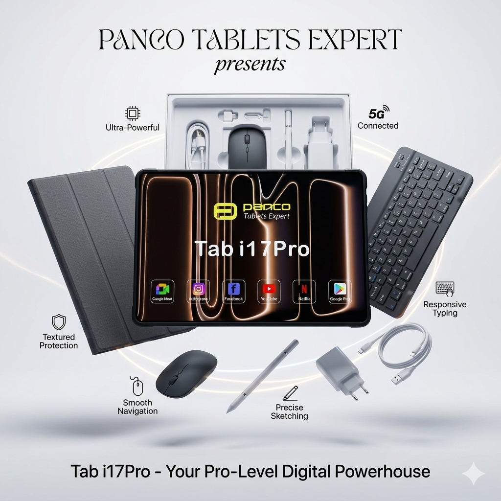 Panco Tablets Expert Tab i17Pro – 10.1” Smart Android Tablet with HD Display & Powerful Performance