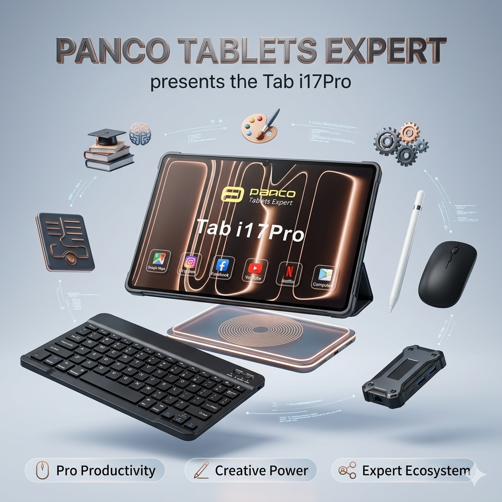 Panco Tablets Expert Tab i17Pro – 10.1” Smart Android Tablet with HD Display & Powerful Performance