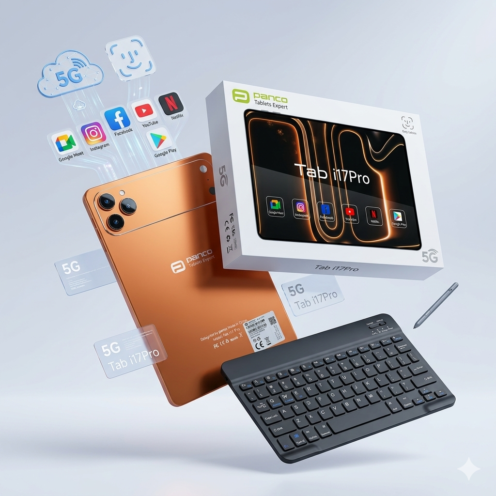 Panco Tablets Expert Tab i17Pro – 10.1” Smart Android Tablet with HD Display & Powerful Performance