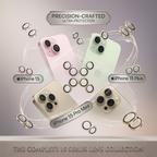 Premium 15 Series Camera Lens Protection Ring | Scratch-Resistant Metal Camera Ring