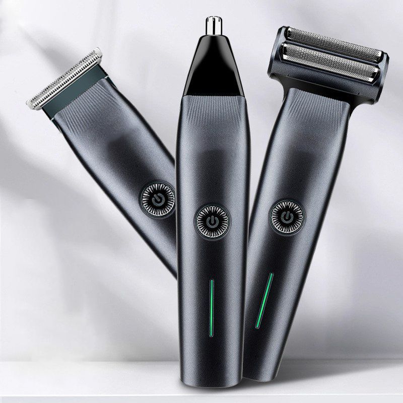 Geemy GM-6720 3-in-1 Trimmer | Professional Rechargeable Grooming Kit