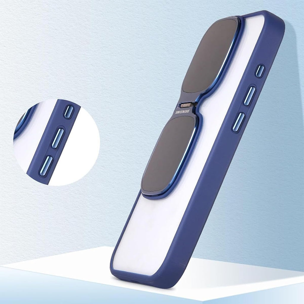 Iphone 15/15Pro Camera Lans With Stand | Unique Sunglasses Design Phone Cover
