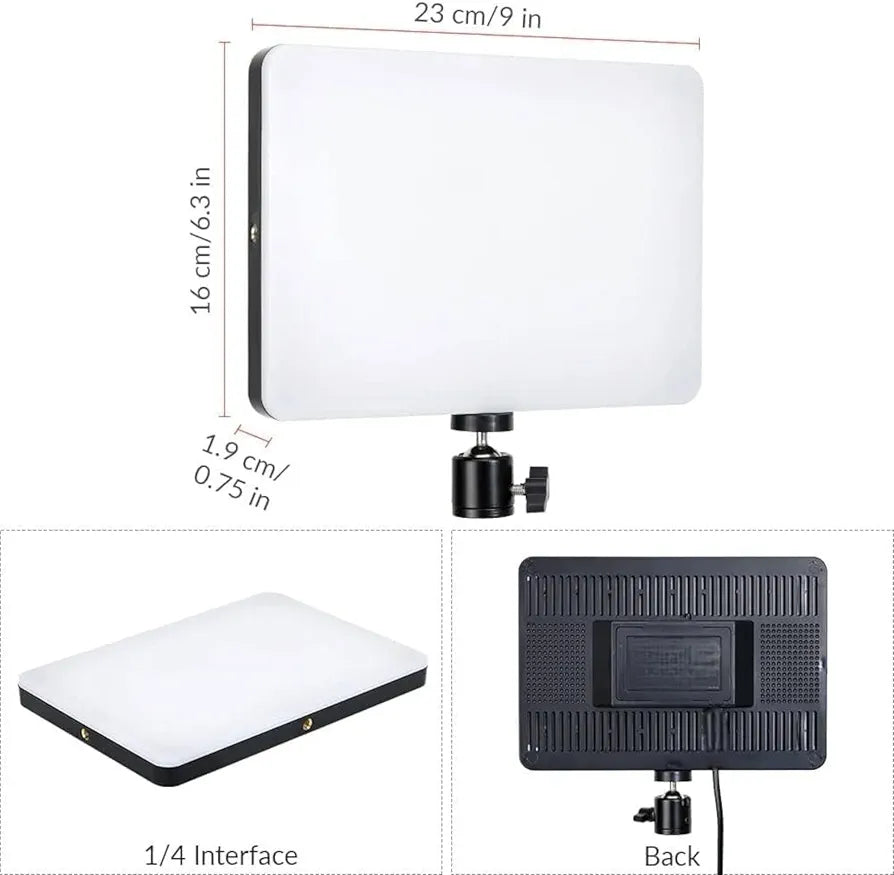 PL-26 LED Professional Photography Fill Light | Adjustable Brightness & Color Temperature for Studio & Mobile Shoot
