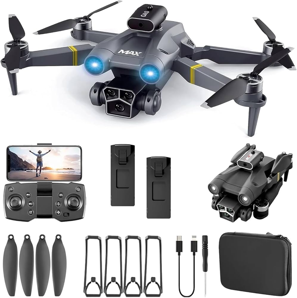 M3 Max Drone with HD Camera | Foldable Smart Drone with Long Flight Time