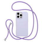 Iphone 13/14/15/16 Series Crossbody Strap and Soft Silicone Case