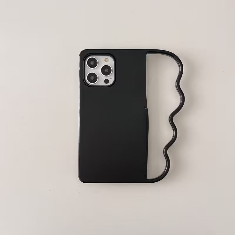 Innovative Wave Pattern Handbag Phone Case