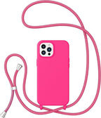 Iphone 13/14/15/16 Series Crossbody Strap and Soft Silicone Case