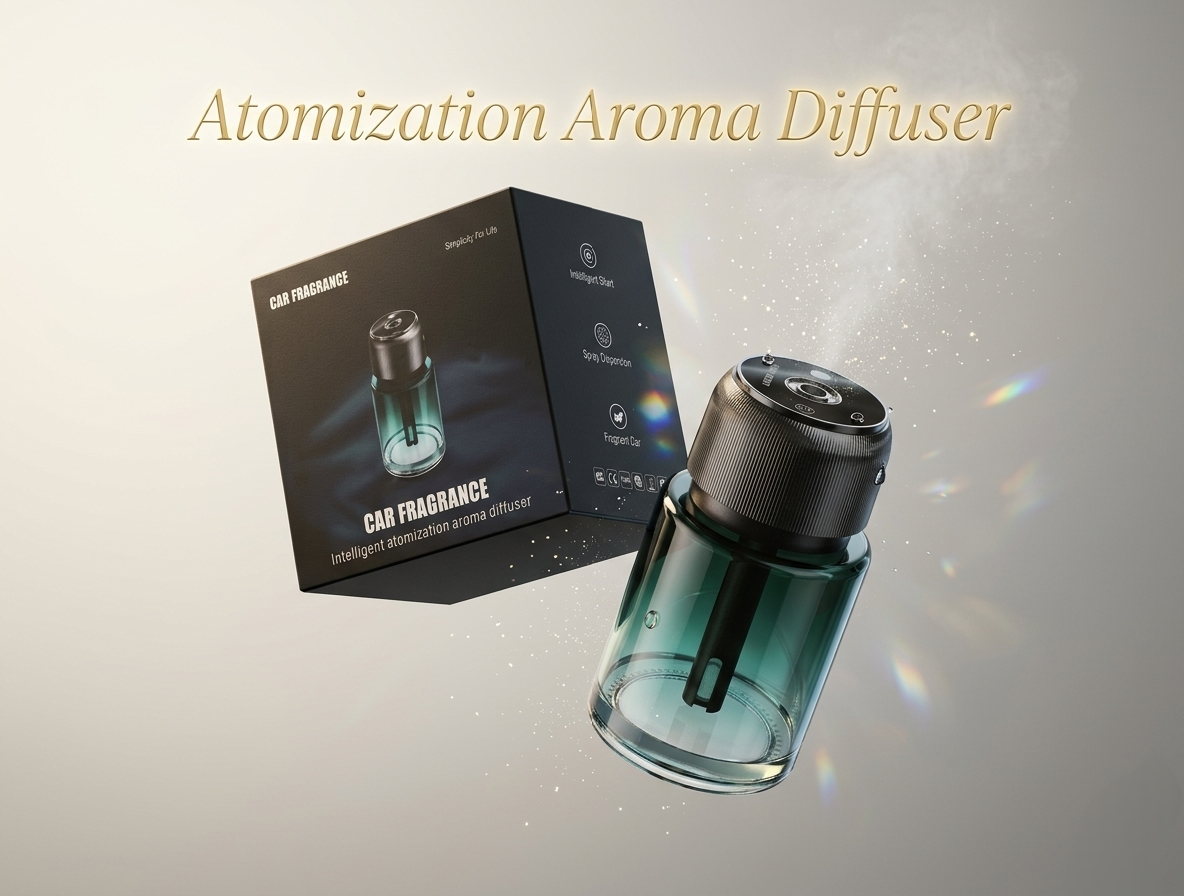 Premium Atomization Aroma Car Diffuser | Smart Air Freshener with Intelligent Spray Technology