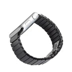 Ceramic Watch Band | Premium Glossy Link Strap with Stainless Steel Clasp ( 42/44/45/46/49MM )