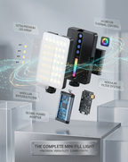 FG-K5 Mini Fill Light – Portable LED Selfie & Photography Light for Mobile Camera