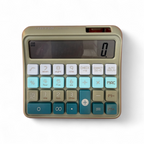 Ortis OT - 44C Electronic Basic Calculator | Dark Gray & White