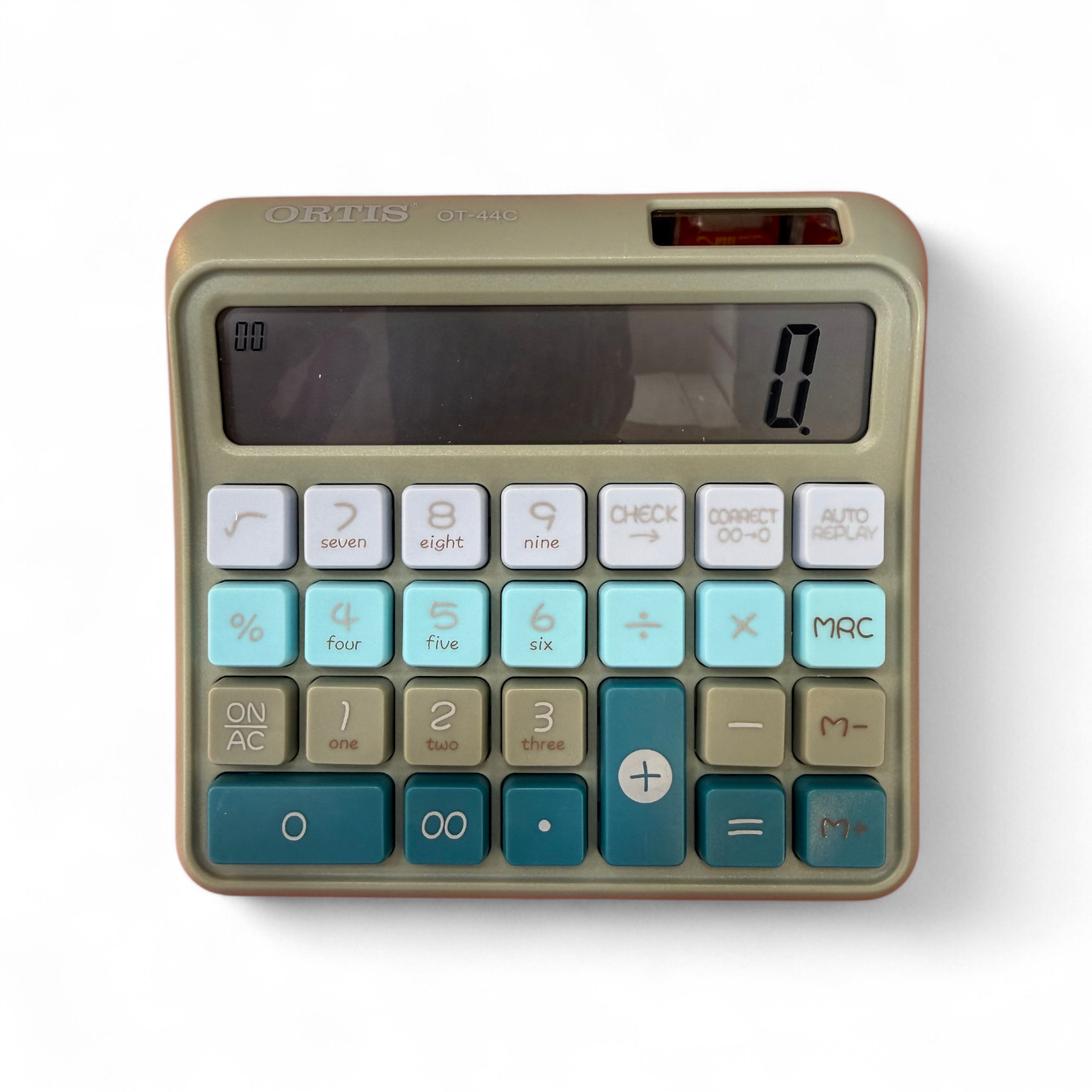 Ortis OT - 44C Electronic Basic Calculator | Dark Gray & White