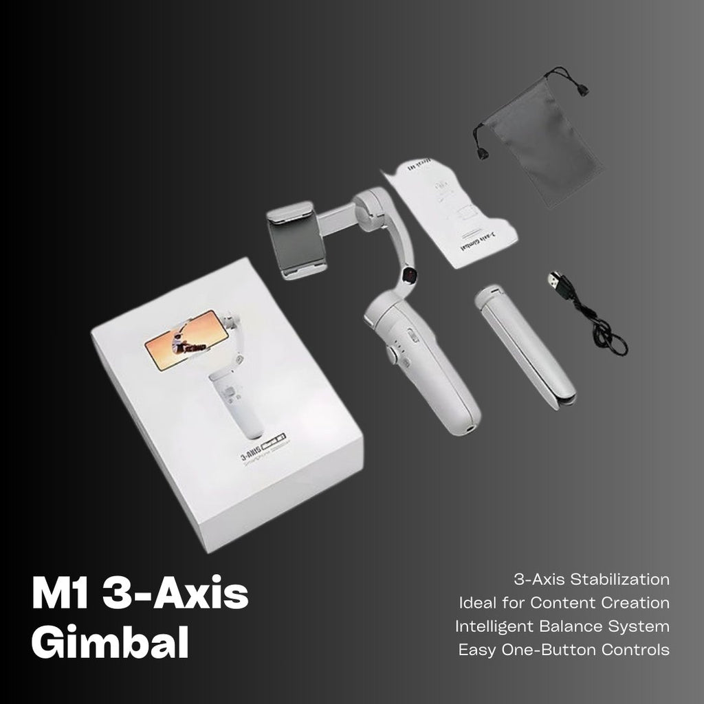 M1 3-Axis Handheld Gimbal Stabilizer for Mobile Phones