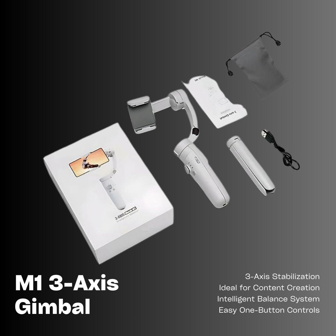 M1 3-Axis Handheld Gimbal Stabilizer for Mobile Phones