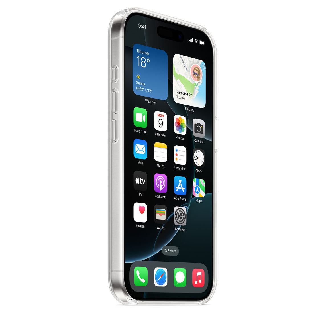 IC Crystal Clear Phone Case | Transparent Shockproof Protective Cover