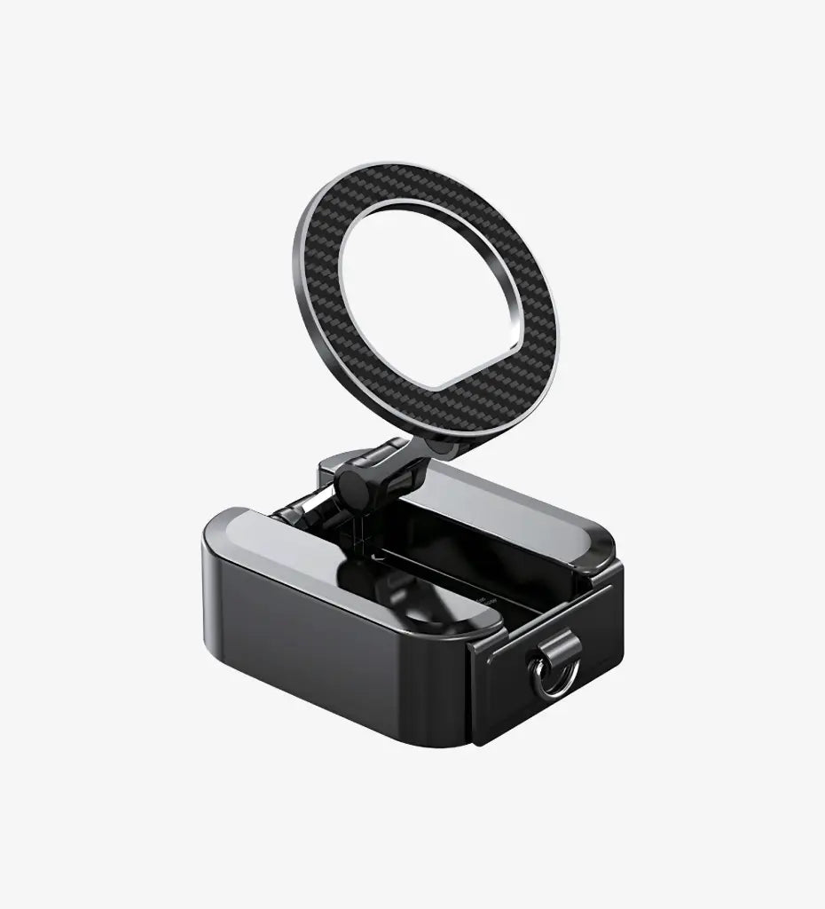 SP-668 Multi-Function Folding Magnetic Phone Holder | Adjustable Desktop & Car Stand