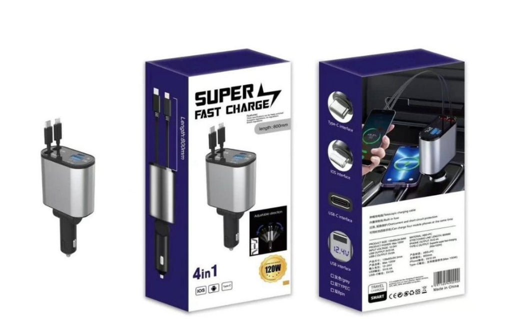 Car Charger | Super Fast Charge | 120W