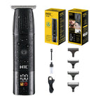 AT-258 Professional Fully Washable Hair & Beard Trimmer with Digital Display