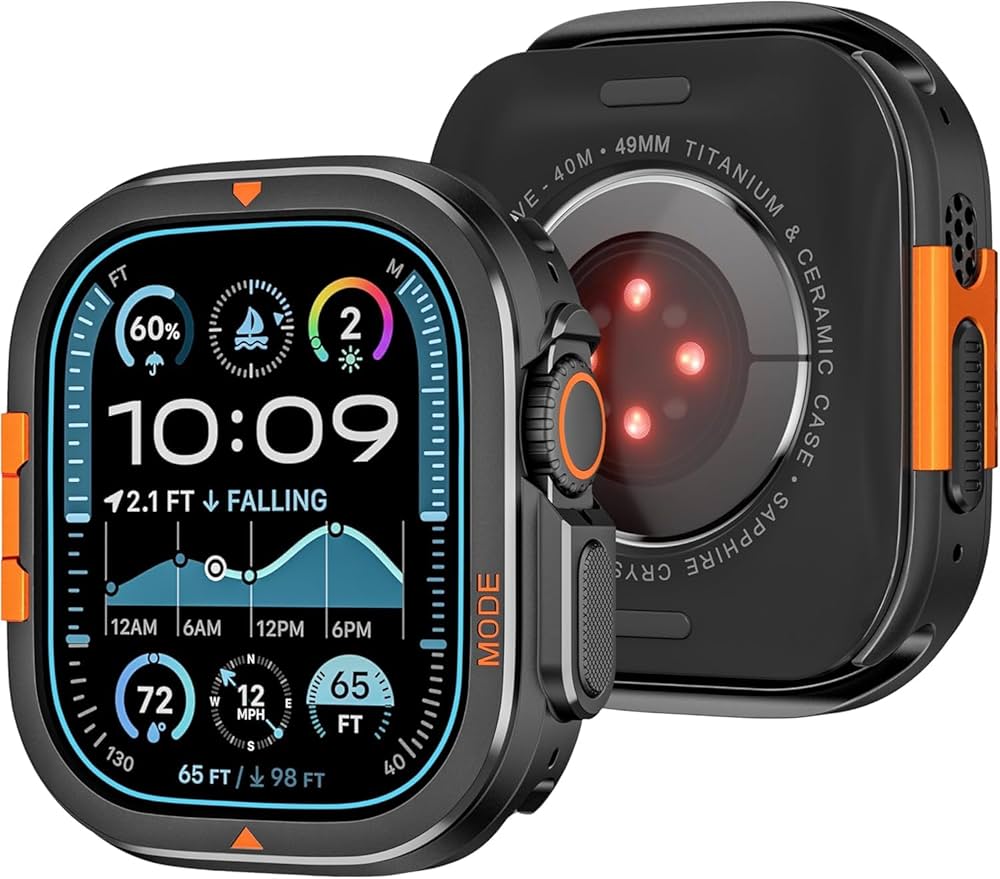 Metal Ultra Converter Case | Premium Aluminum Frame Upgrade Cas for Smartwatch
