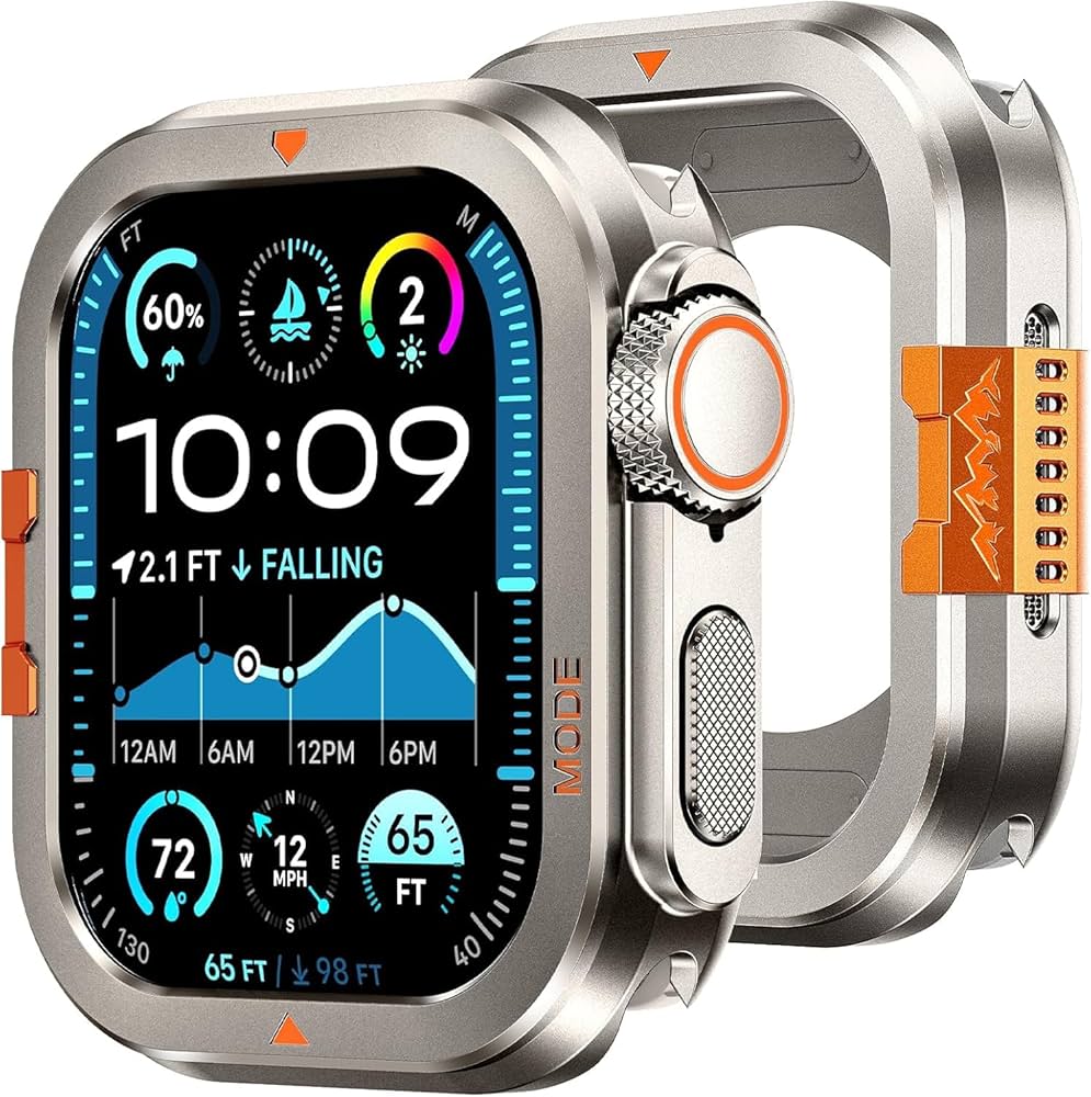 Metal Ultra Converter Case | Premium Aluminum Frame Upgrade Cas for Smartwatch