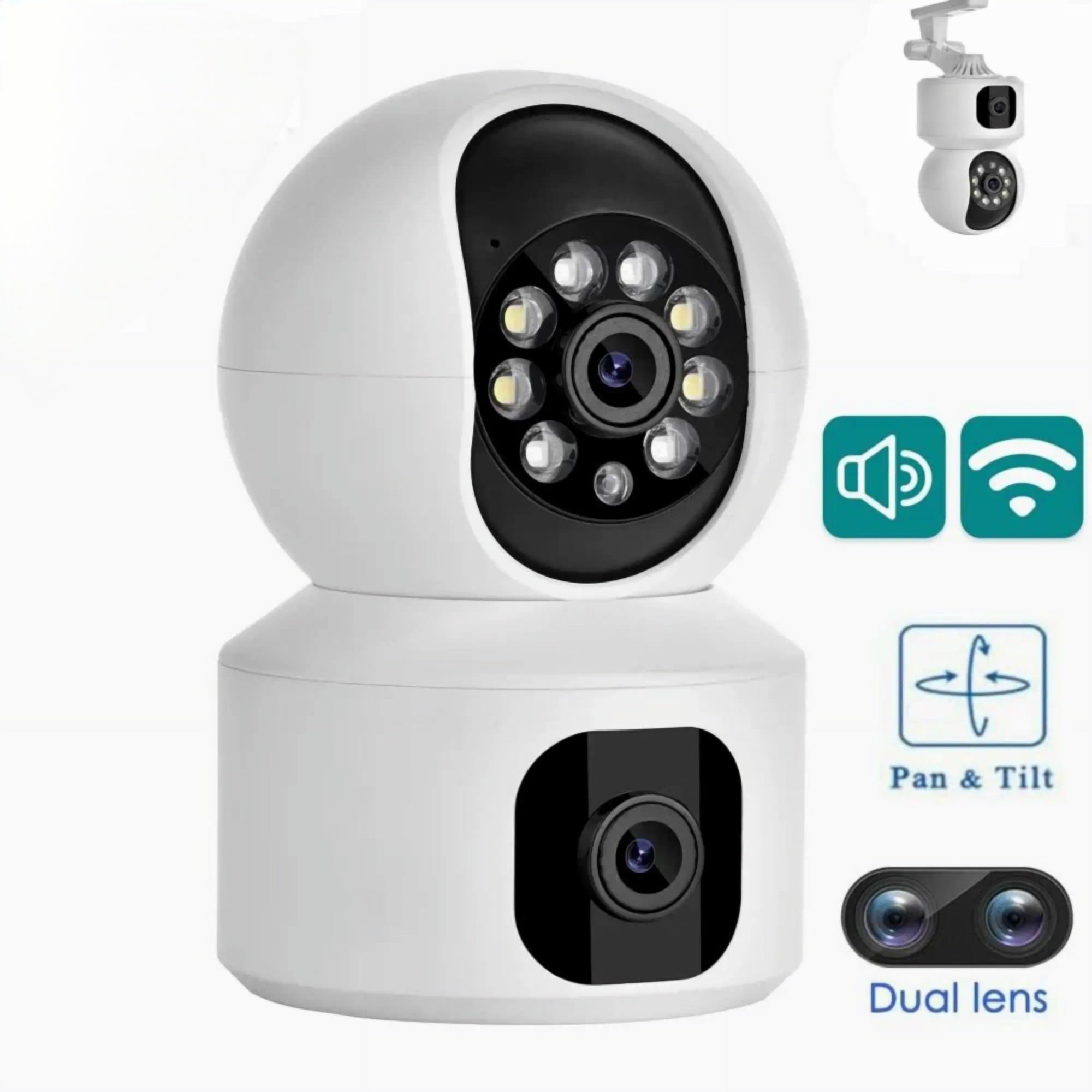 V380Pro 4G SIM Smart Camera – 360° PTZ Wireless Security CCTV
