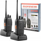 Baofeng BF-888S Walkie Talkie | Long Range Rechargeable Two-Way Radio (16 Channel)