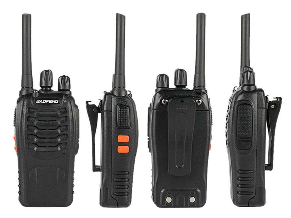 Baofeng BF-888S Walkie Talkie | Long Range Rechargeable Two-Way Radio (16 Channel)