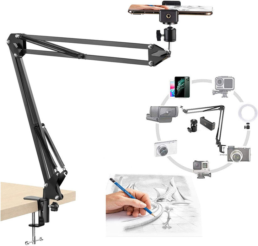 Professional Mobile & Tablet Universal Stand | Adjustable Foldable Desk Holder