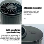 Waist Mounted Fan | Portable Hands-Free Cooling Fan with Powerful Airflow & Long Battery