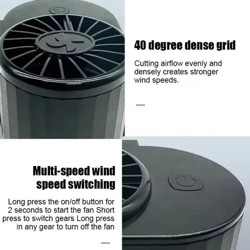 Waist Mounted Fan | Portable Hands-Free Cooling Fan with Powerful Airflow & Long Battery