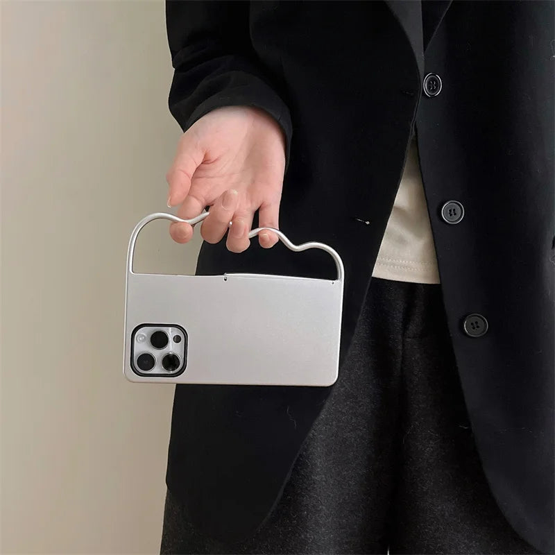 Innovative Wave Pattern Handbag Phone Case