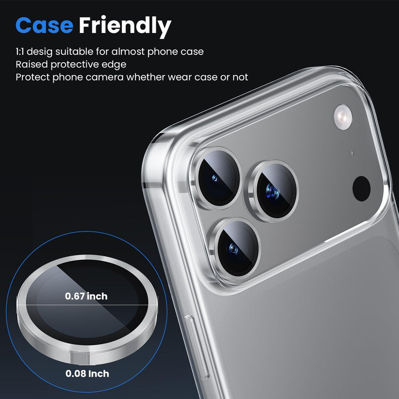 Premium 17 Series Camera Lens Protection Ring | Scratch-Resistant Metal Camera Ring